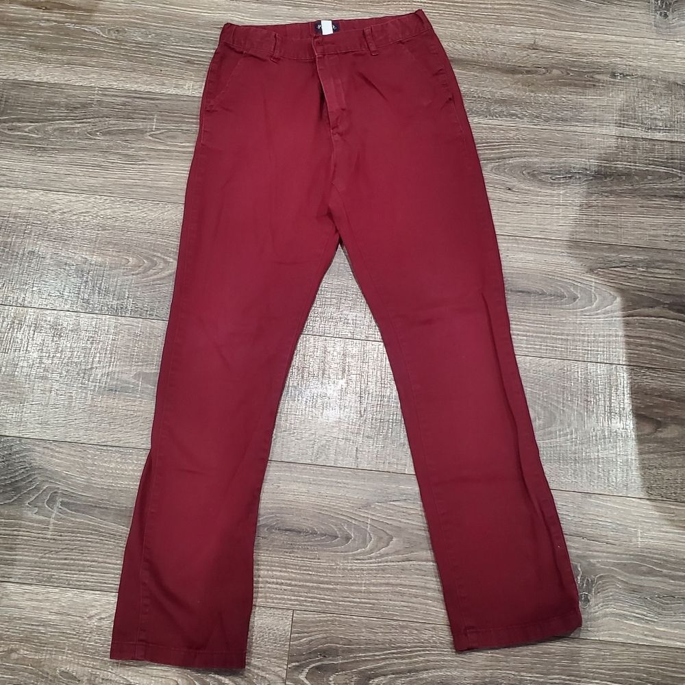 Boys PLACE Burgundy Chinos Size 16
